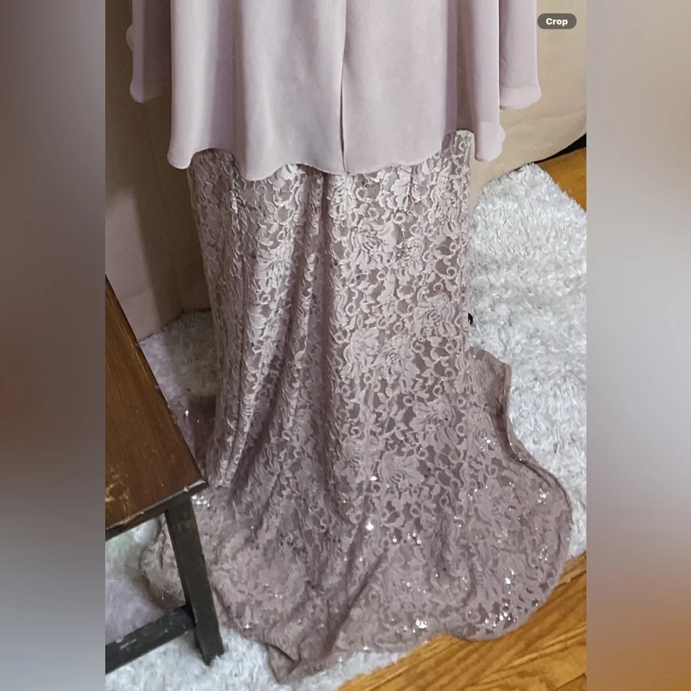 Ignight Evenings By Camille La Vie Blush Mother Of The Bride Long Formal Dress - Picture 11 of 13